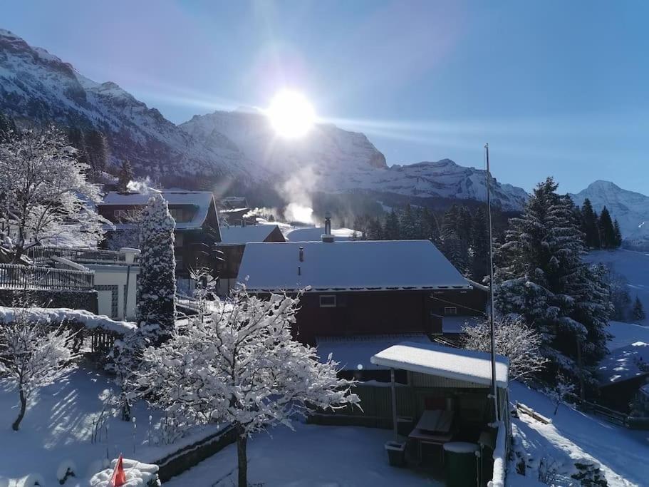Apartment Chalet Im Sunnigen Usblick Wengen Zewnętrze zdjęcie