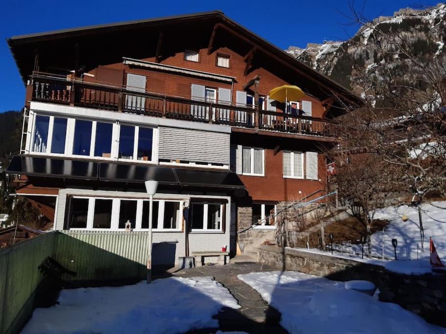 Apartment Chalet Im Sunnigen Usblick Wengen Zewnętrze zdjęcie